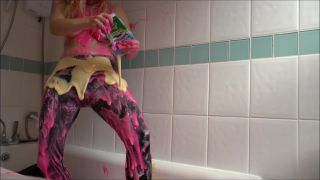 adult xxx clip 38 chloroform fetish Bad Dolly – Tights Gunge and Custard WAM Fun, pov on pov-0