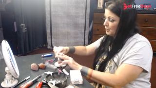 Milf Mid Make Up Cigarette Smoking-7