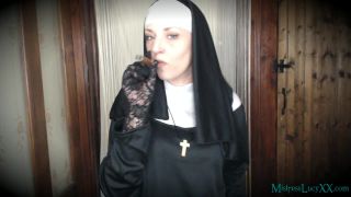 adult video 40 Cigar Smoking Nun, sexy smoking fetish on cumshot -8