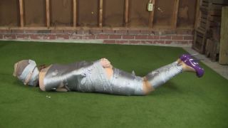 free video 21 looner fetish Tape Bound In The Warehouse, bdsm porn on femdom porn-7