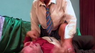Milf In College Outfit Dominates - Face Sitting-5