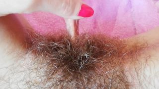 Pt 1 cuteblonde666 - Close Up Clit Hood Scretching Pulling-1