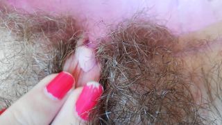 Pt 1 cuteblonde666 - Close Up Clit Hood Scretching Pulling-9