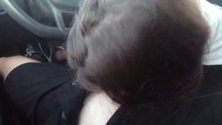 Alina Rose TEEN BLOWJOB IN THE CAR - CUM MOUTH-5
