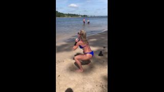 Sydney Hail () Sydneyhail - beach work outs 26-05-2018-7