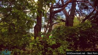 Cumshot to a Stranger in Panties in the Parks - Public-1