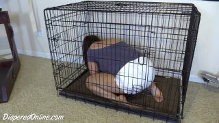 DiaperedonlineAlisha Alisha Diapered In Cage-6