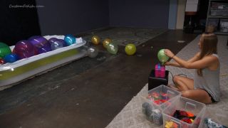 Custom Fetish - Julie Inflates 175 Balloons 4 Shoot BTS - Fetish-1