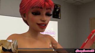 Futanari Futanari Hentai Collagegirl Cartoon Public-4
