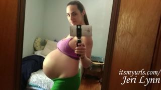7117 Jeri Lynn - 39 Weeks Pregnant Showing Off Body-1