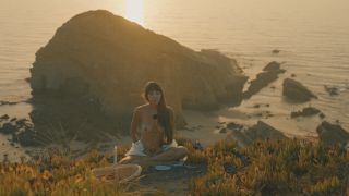 Daring Kiara Atmospheric Naked Sunset Meditation-4