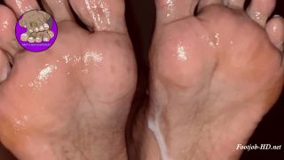 White Toes, Oily Soles Footjob – Prettyfeetdontcheat - [Fetish porn]-9
