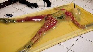 adult video 42 Corona Doll – Latex Vacuum Bed Bondage | bondage | fetish porn milf feet fetish-5