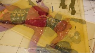 adult video 42 Corona Doll – Latex Vacuum Bed Bondage | bondage | fetish porn milf feet fetish-6