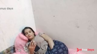 [GetFreeDays.com] Home Alone Horny Indian Bhabhi Masturbating While On Phone Chat Adult Film June 2023-2