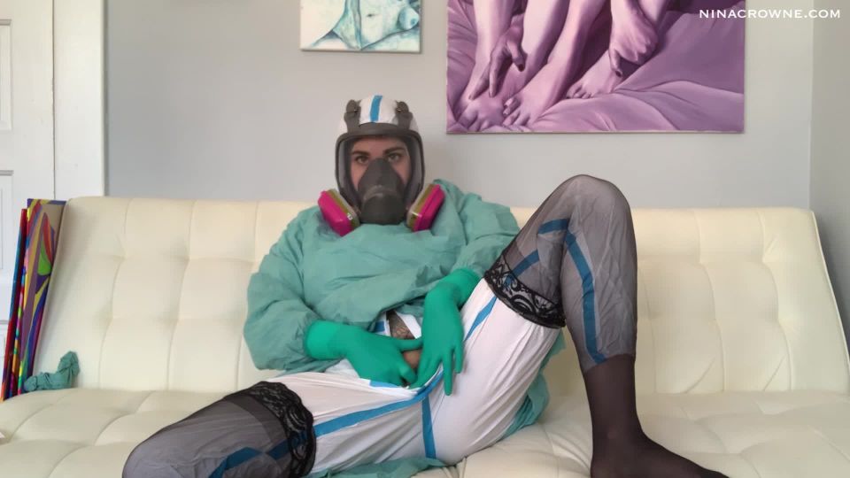 online video 25 Nina Crowne – Masturbating in Protective Gear | femdom joi | masturbation porn gay sock fetish