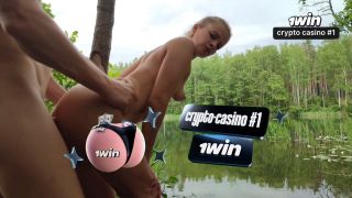 S-Wife Katy - Riskily Fucked my Girlfriend in Public on the Lake [1080p] - Teen-3