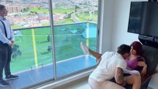 18-25 Cheating Bitch She fucked her lover while her boyfriend watched her-1