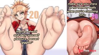 Jerk off game with Astolfo JOi, femdom, feet-9