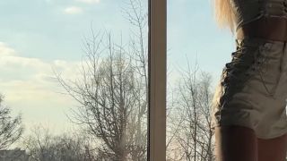 Verified Amateurs sexy stretching goddess in sunny home-8