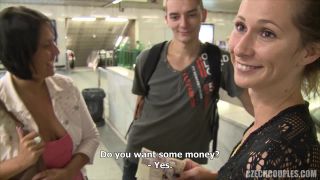 Veronika - Swinger Sex In The Airport (Amateur porn)-1