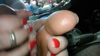 72 year old italian grandma footjob Black!-4