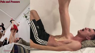clip 12 Pain And Pressure: Anya and Beatriz - A Crusher Christmas | trampling | femdom porn soft fetish hard sex-6