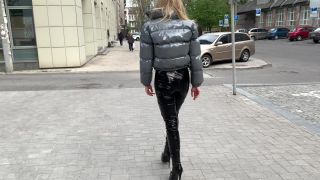 video 42 Shiny Leather Heaven aka Leather Love – Totally Shiny Outfit in Public, big tits boobs ass milf mature on big ass porn -7