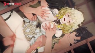 3Dpart2Honkai Star Rail Aglaea gangbang.-7