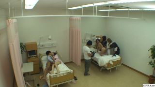 Japanese CMNF Naked Hospital Prank TV Show-2