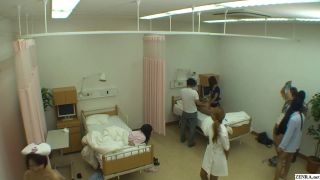 Japanese CMNF Naked Hospital Prank TV Show-9