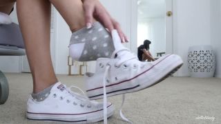 adult video clip 43 Stella Liberty - Stinky Sneakers and Socks on fetish porn nylon feet femdom-0