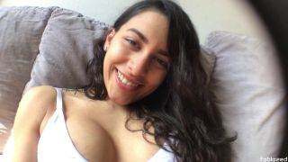 Masturbándome Y Hablándote En Lencería Blanca  Orgasmo Húmedo.-1