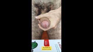 pablito14 - Gorgeous Colombian big muscles legs cum in his hand a big load of semen-1