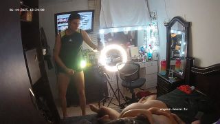 HD 720p: 15 June 2025 Voyeur Threesome Show with Dalila Grande Tarico-5