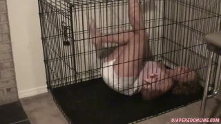 DiaperedonlineAmber Amber Locked in Cage (1)-1
