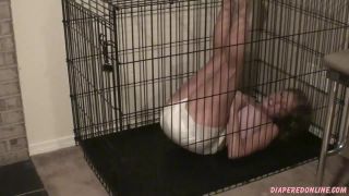 DiaperedonlineAmber Amber Locked in Cage (1)-6