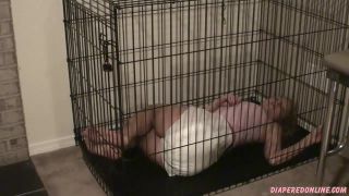 DiaperedonlineAmber Amber Locked in Cage (1)-9