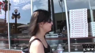 Cute Raver Chick Fingering Herself in Public Public-6