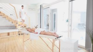 Hot Babe Orgasms At Massage Session Massage!-1