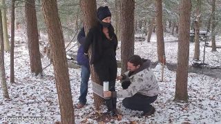 JJ Plush, Karin Sin - 2 Busty Broads Saran Wrapped To Tr...-1
