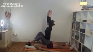 Feet Human Yoga MatTrampling and Facesitting-3