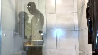 Femdom porn  Femdom porn Alex Latex - Shower After Recording with Gloomy Babe -8