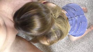 Alina Rose HOT AMATEUR DEEPTHROAT BLOWJOB - TEEN BIG ASS IN PANTYHOSE 1-9