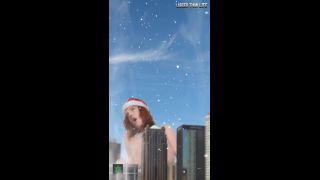 LTLGiantessClips - Giantess Ginger in Giantess Growth Xmas Miracle SFX - Giantess-8