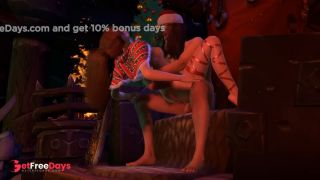 [GetFreeDays.com] Sexy Christmas Elf Girl Riding On Top Santas Dick Adult Clip December 2022-6