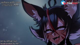 SFW ASMR Spending The Night With A Wolf Girl Ninja F4M Roleplay-0