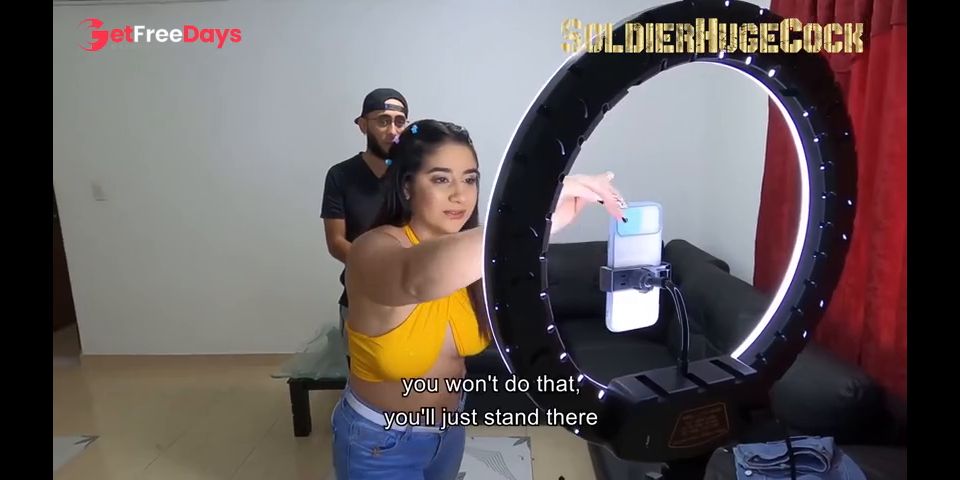My Tiktoker Stepsister Changes Her Clothes in Front of Me to Seduce Me and Fu...