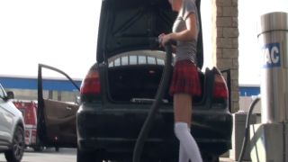 Custom Fetish - Madison Vacuums Car w Short Skirt - Fetish-9