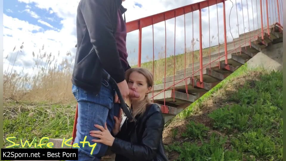 S-Wife Katy - Wife Risky Public Cheated On A Highway (Cuckold porn)